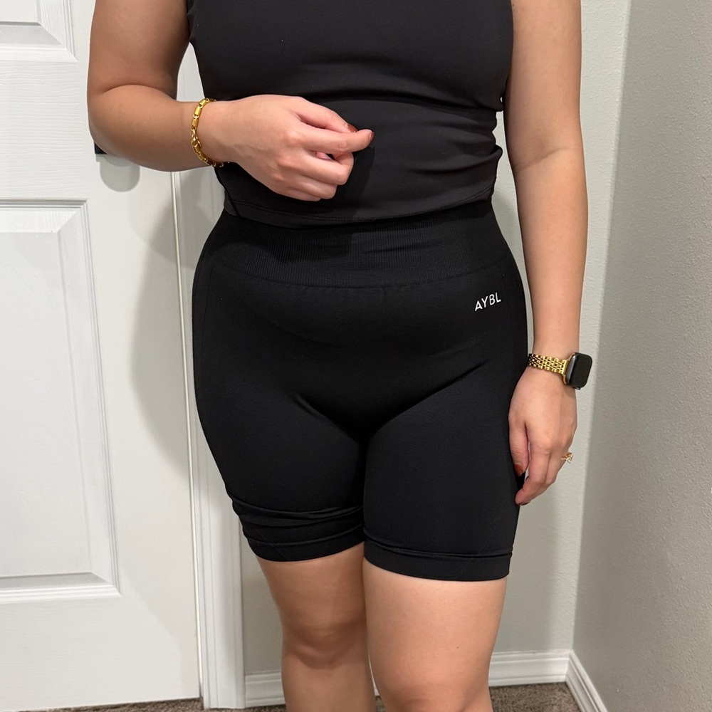 AYBL Women's Black Bike Shorts
